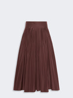 max mara taffeta pleated skirt for women