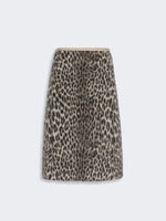 max mara jacquard wool and alpaca calf-length skirt for women