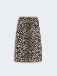 max mara jacquard wool and alpaca calf-length skirt for women