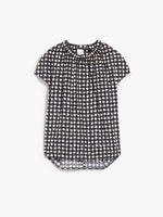 Printed cotton blouse