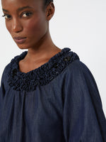 max mara cotton denim blouse for women