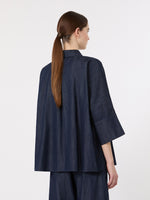 max mara wide cotton denim shirt for women
