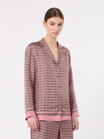 max mara printed silk shirt for women