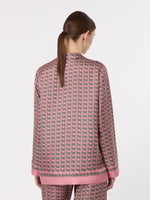 max mara printed silk shirt for women