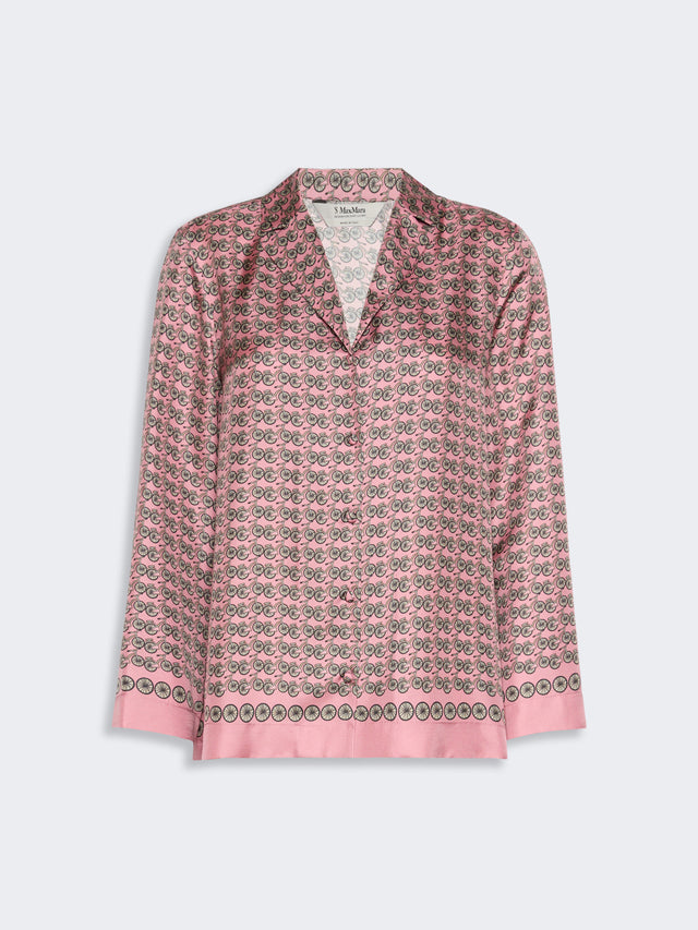 max mara printed silk shirt for women