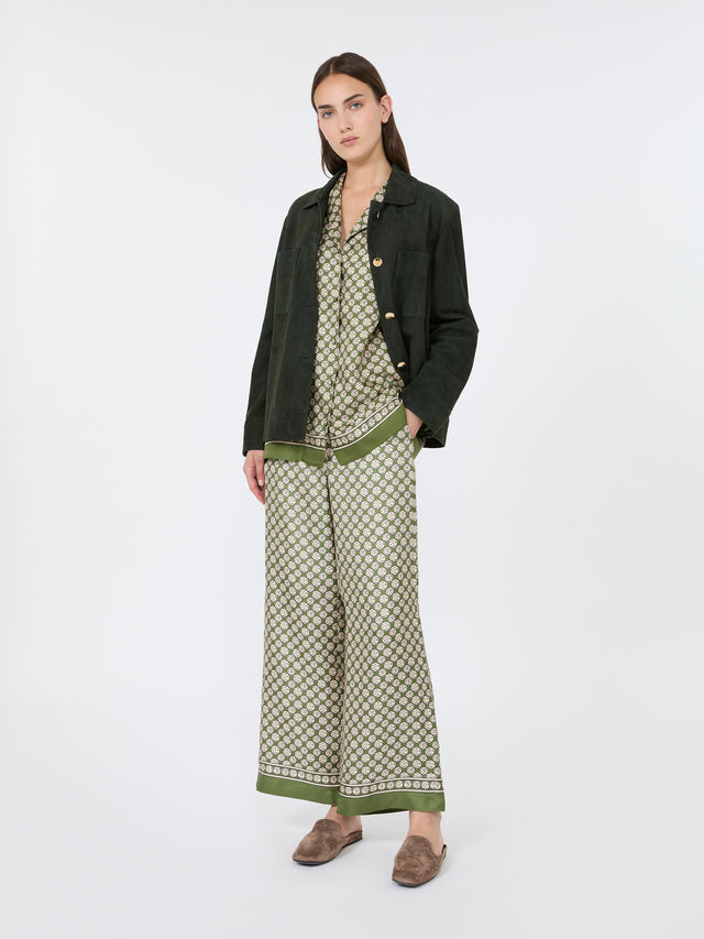 max mara printed silk shirt for women
