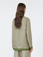 max mara printed silk shirt for women