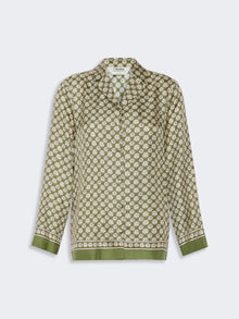 max mara printed silk shirt for women