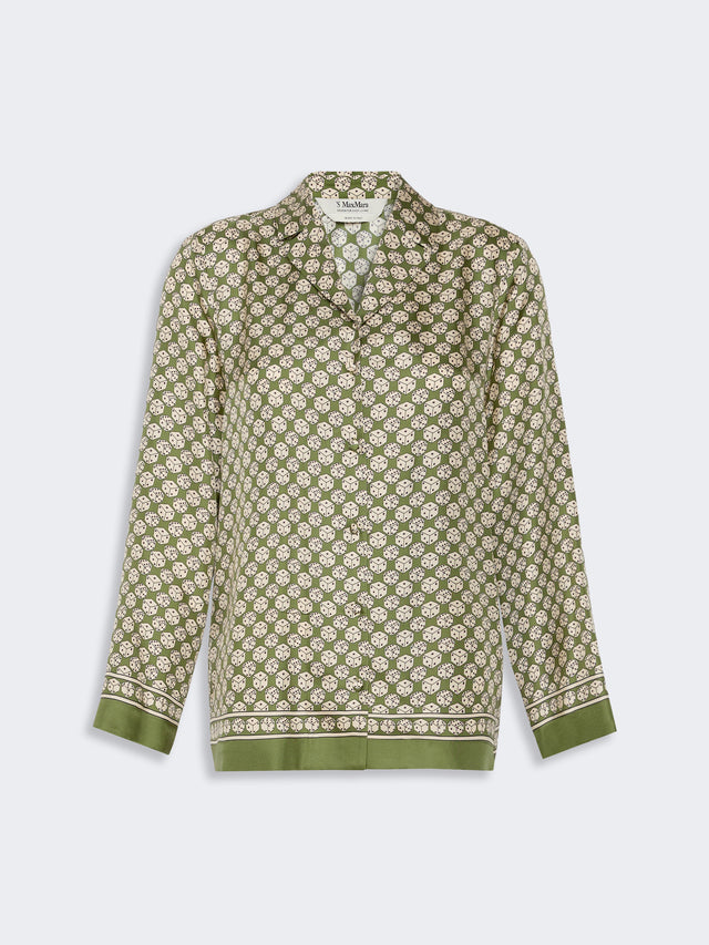 max mara printed silk shirt for women