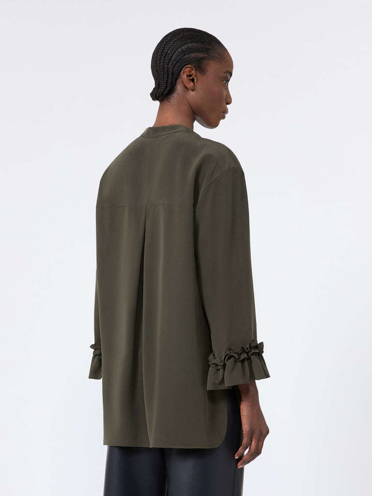 max mara silk crêpe de chine shirt