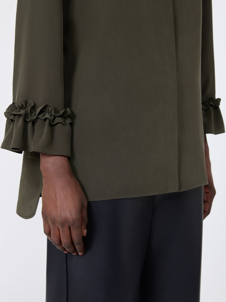 max mara silk crêpe de chine shirt