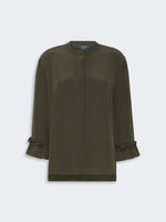max mara silk crêpe de chine shirt for women