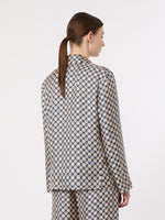 max mara printed silk pyjama-style shirt for women