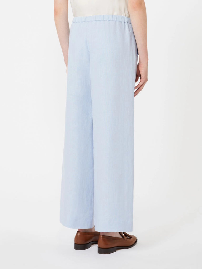 max mara linen basketweave trousers for women