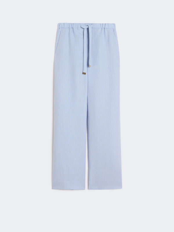 max mara linen basketweave trousers for women