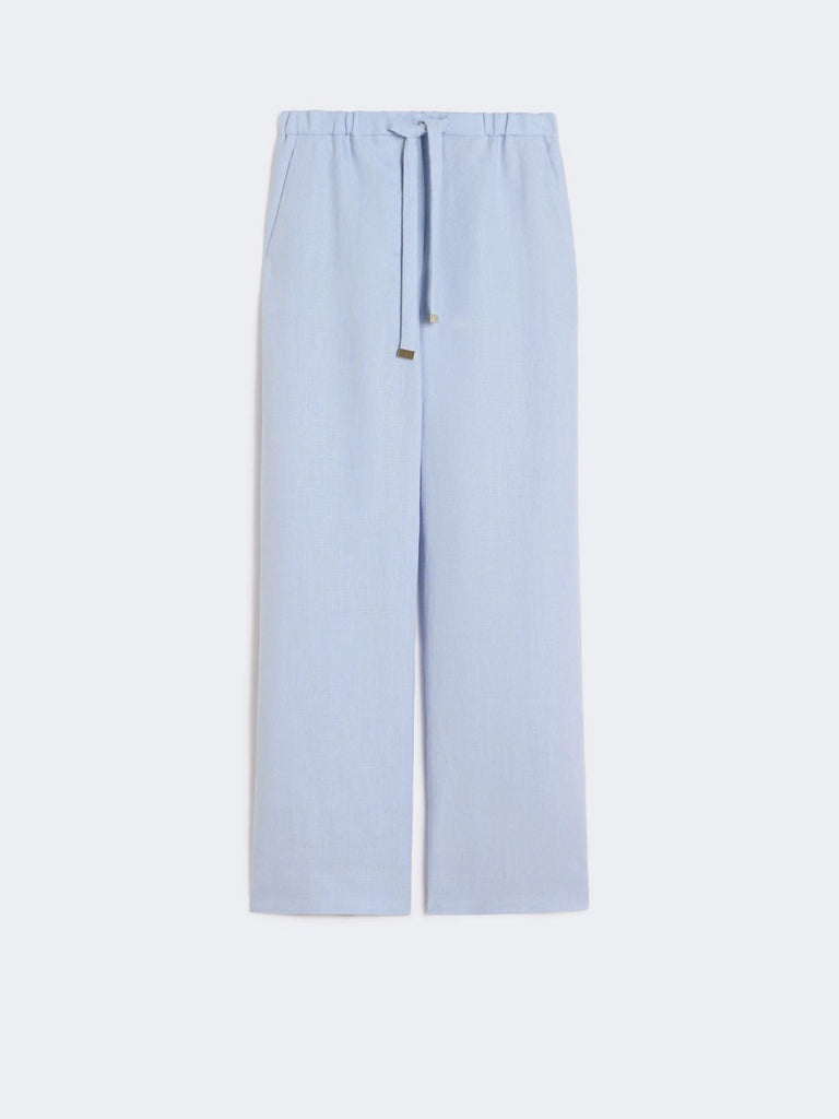 max mara linen basketweave trousers for women