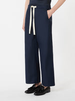 max mara cotton drawstring trousers for women