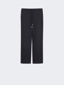 Wool Gabardine Trousers for Women - Ultramarine - Max Mara UAE