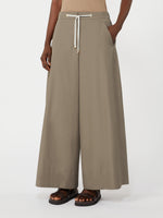 max mara poplin drawstring trousers for women