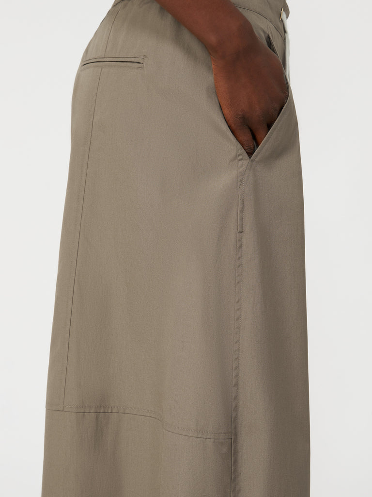 max mara poplin drawstring trousers