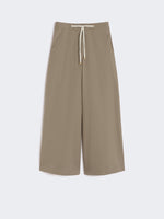 max mara poplin drawstring trousers for women