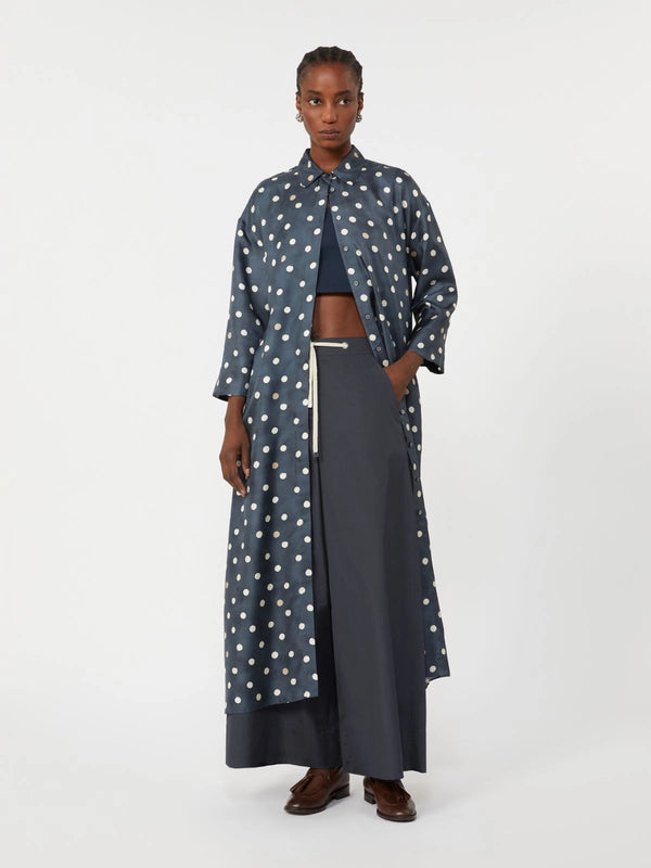 max mara poplin drawstring trousers for women