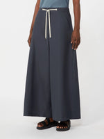max mara poplin drawstring trousers for women