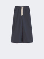 max mara poplin drawstring trousers for women