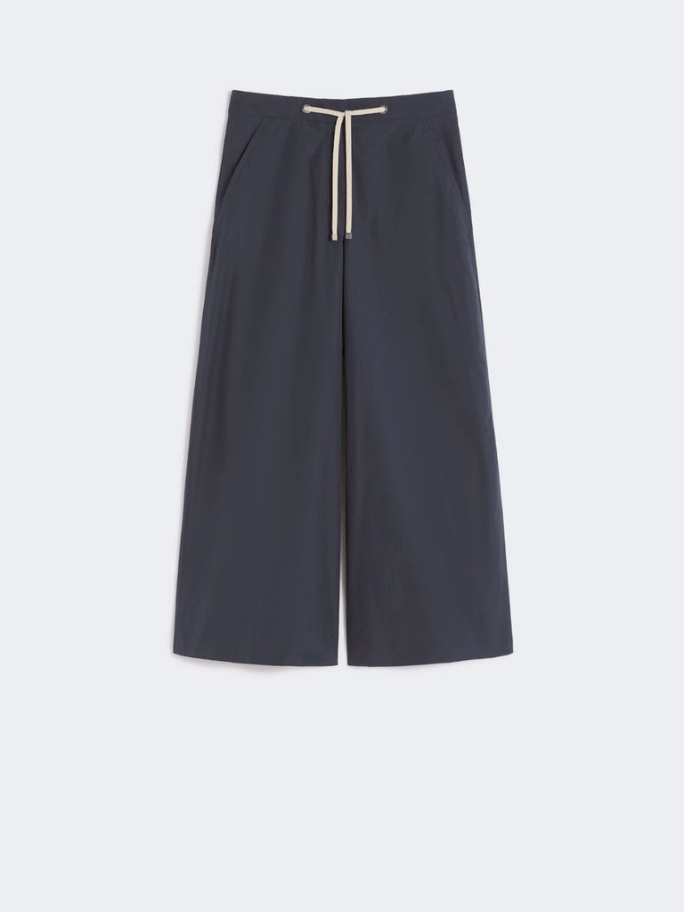 max mara poplin drawstring trousers
