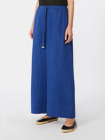 max mara linen drawstring trousers for women