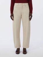 Stretch bull denim trousers