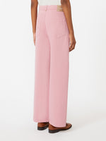 max mara cotton and linen 5-pocket trousers for women