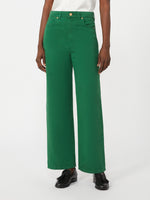 max mara cotton and linen 5-pocket trousers for women