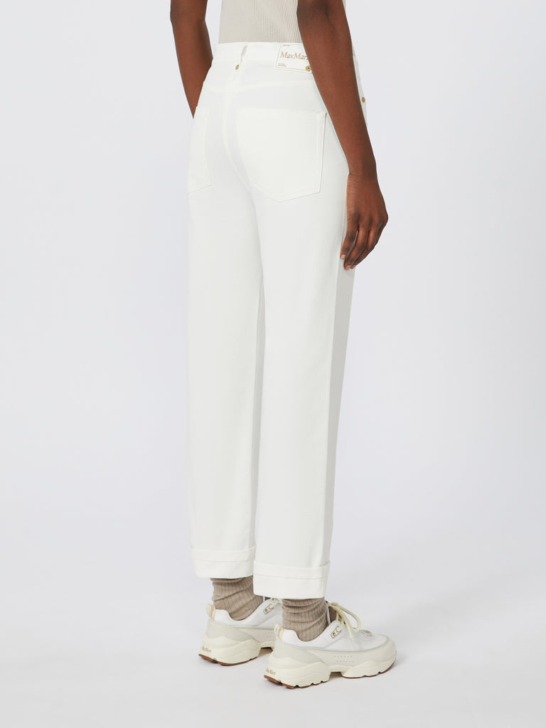max mara stretch cotton bull denim jeans
