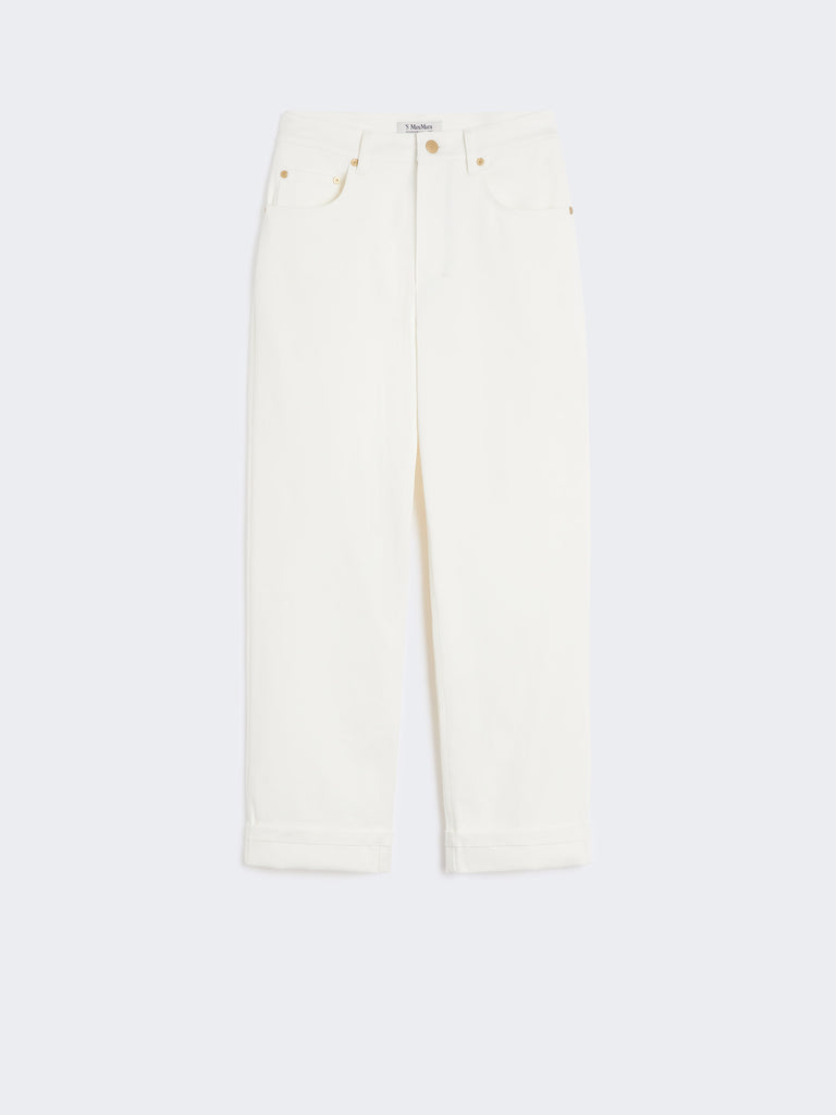 max mara stretch cotton bull denim jeans
