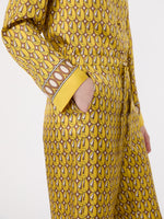 max mara printed silk twill trousers with drawstring for women