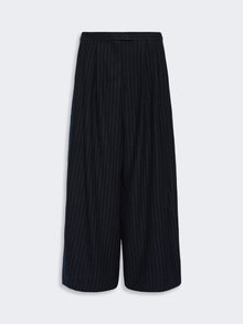 max mara chalk-stripe wool trousers for women