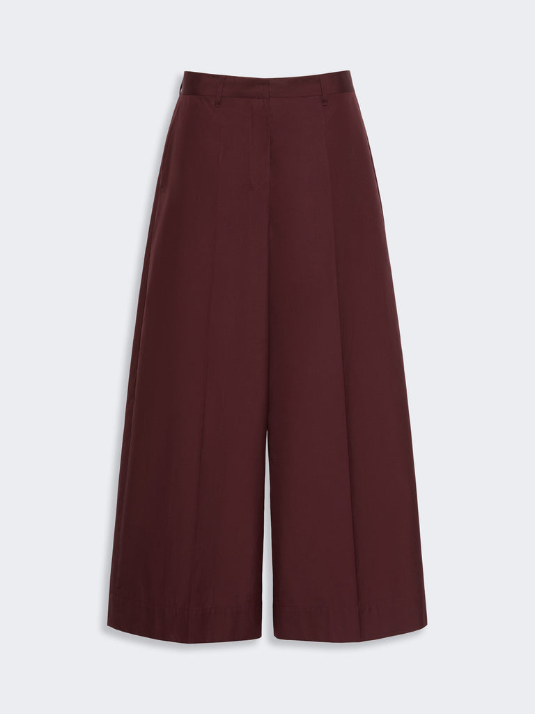 max mara cotton poplin trousers