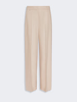 Regular-Fit Wool Trousers for Women - Albino - Max Mara UAE