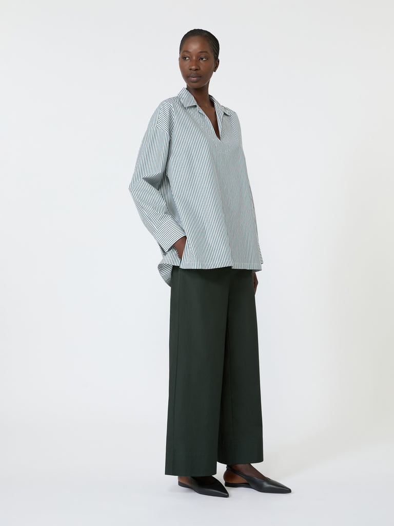 max mara cotton poplin jogging trousers