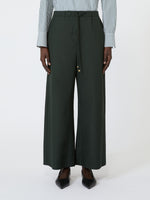 max mara cotton poplin jogging trousers for women
