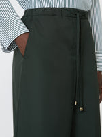 max mara cotton poplin jogging trousers for women