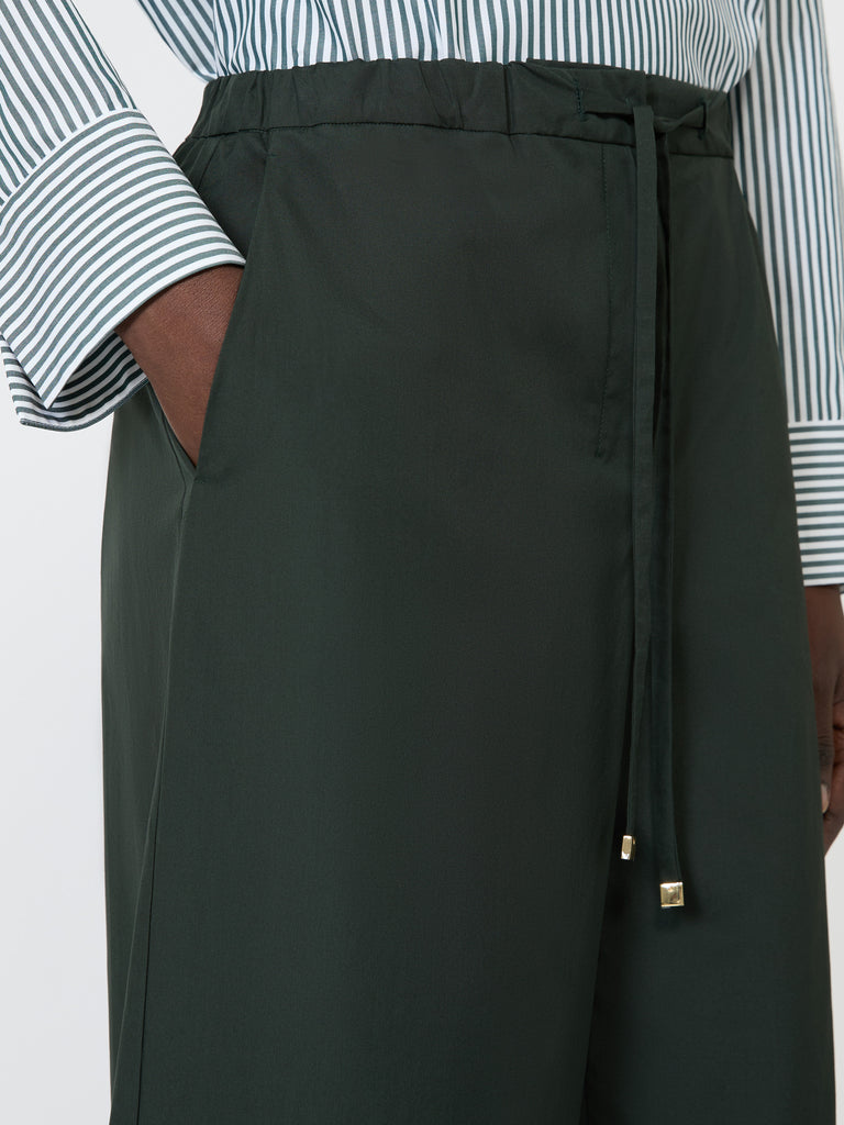 max mara cotton poplin jogging trousers