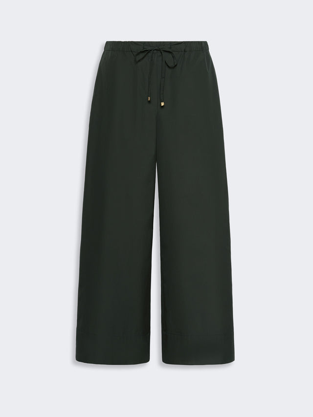 max mara cotton poplin jogging trousers for women