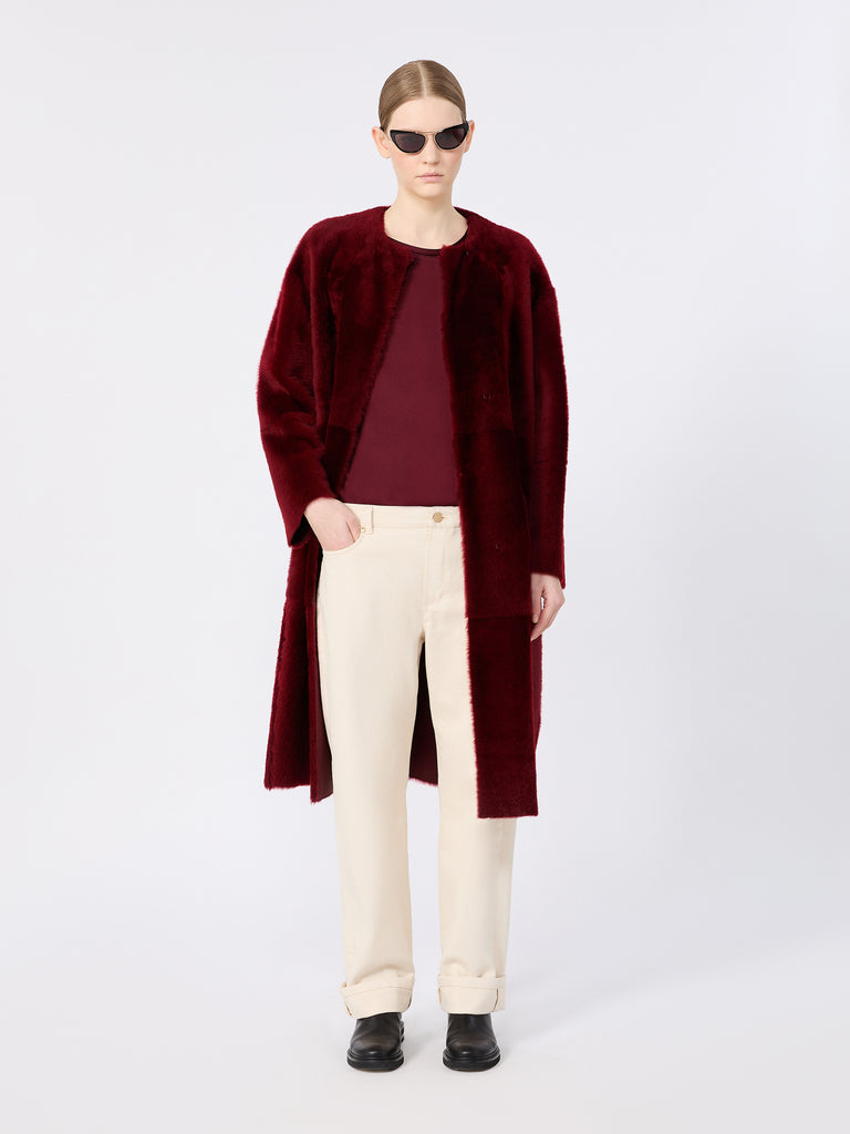 max mara cotton bull denim trousers