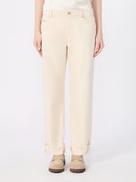 max mara cotton bull denim trousers for women