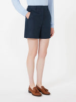 max mara linen basketweave shorts for women