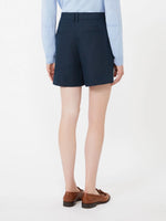 max mara linen basketweave shorts for women