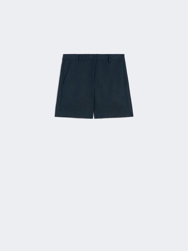 max mara linen basketweave shorts for women