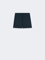 max mara linen basketweave shorts for women